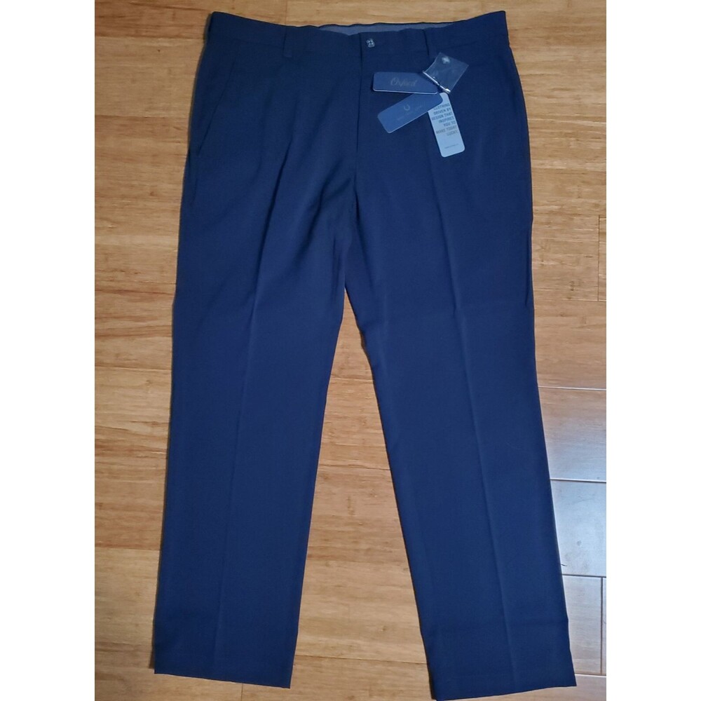 NWT Oxford Performance Golf/Dress Pants Mens 36x30 Navy Blue Moisture Wicking